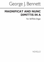 George J. Bennett, Magnificat And Nunc Dimittis In A SATB and Organ Buch