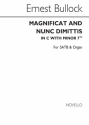 Ernest Bullock, Magnificat And Nunc Dimittis In C (With Minor 7th) SATB and Organ Chorpartitur