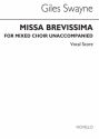 Giles Swayne, Missa Brevissima SATB SATB Buch