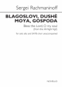 Blagoslovi, dush moya, Gospoda for alto solo, mixed chorus a cappella vocal score (ru)