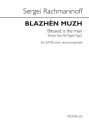 Sergei Rachmaninov, Blazhn muzh SATB Chorpartitur