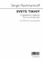 Sergei Rachmaninov, Svete tikhiy SATB Chorpartitur