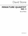 David Stone, Miniature Quartet No.2 Parts String Ensemble String Instruments Buch