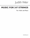 Judith Weir, Music For 247 Strings Violine und Klavier Buch