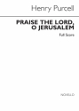 Henry Purcell, Purcell Society Vol 17 Praise The Lord O Jerusalem SATB and String Instruments Chorpartitur