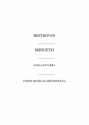 Ludwig van Beethoven, Minueto (Calatayud) Guitar Gitarre Buch