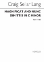 Magnificat And Nunc Dimittis for TTBB Chorus Men's Voices Chorpartitur