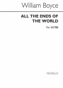 William Boyce, All The Ends Of The World (SATBB) SATB Chorpartitur