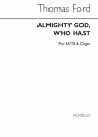 Ford, Almighty God, Who Hast Me Brought SATB and Organ Chorpartitur