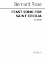 Bernard Rose, Feast Song For St Cecilia SATB Chorpartitur