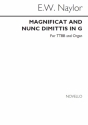 Edward W. Naylor, Magnificat/Nunc Dimitus In G Ttbb Men's Voices Chorpartitur