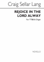 Rejoice In The Lord Always Organ Accompaniment Chorpartitur