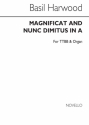 Basil Harwood, Magnificat and Nunc Dimitis In A (Men's Voices) Men's Voices Organ Accompaniment Chorpartitur