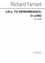 Richard Farrant, Call To Remembrance O Lord SATB Chorpartitur