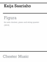 Figura for solo clarinet, piano and string quartet score and parts