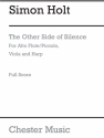 Simon Holt: The Other Side Of Silence (Score) Alto Flute, Flute, Piccolo, Harp, Viola Score