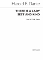 Harold Darke, There Is A Lady Sweet And Kind SATB and Piano Chorpartitur