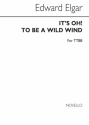 Edward Elgar, It's Oh! To Be A Wild Wind TTBB Chorpartitur