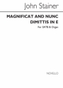 Sir John Stainer, Magnificat And Nunc Dimittis In E SATB and Organ Chorpartitur