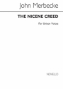 John Merbecke, The Nicene Creed Unison (Arranged By John Stainer) Unison Voices Chorpartitur