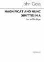 John Goss, Magnificat And Nunc Dimittis In A SATB and Organ Chorpartitur