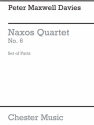 Peter Maxwell Davies: Naxos Quartet No.6 (Parts) Violin, String Quartet Parts