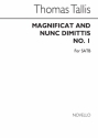 Thomas Tallis, Magnificat And Nunc Dimittis No.1 SATB Chorpartitur