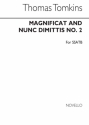 Thomas Tomkins, Magnificat And Nunc Dimittis No.2 SATB Chorpartitur