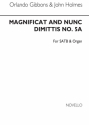 John Holmes_Orlando Gibbons, Magnificat And Nunc Dimittis (No.5a) SATB and Organ Chorpartitur