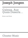 Jongen, J Calmes, Aux Quais Deserts Voice/String 4tet Score And Parts Voice, String Quartet Score and Parts