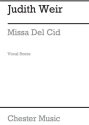 Judith Weir: Missa Del Cid For Speaker And Chorus SATB Vocal Score