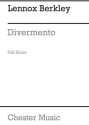 Lennox Berkeley: Divertimento In B Flat For Orchestra Op.18 (Miniature Orchestra Score