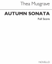 Autumn Sonata for bass clarinet and orchestra score