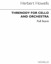 Herbert Howells, Threnody For Cello & Orchestra (Full Score) Cello and Orchestra Partitur