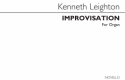 Kenneth Leighton, Improvisation (In Memoriam Maurice De Sausmarez) Orgel Buch