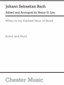 Bach, Js When In The Darkest Hour Of Need Score And Parts String Instruments Score and Parts
