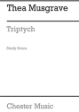 Thea Musgrave: Triptych for Tenor and Orchestra (Study Score) Tenor, Orchestra Study Score