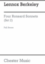 Lennox Berkeley: Four Ronsard Sonnets Op.62 (Miniature Score) Tenor, Orchestra Miniature Score