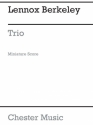 Lennox Berkeley: String Trio Op.19 (Score) Chamber Group, String Instruments Miniature Score