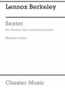 Lennox Berkeley: Sextet Op.47(Score) Clarinet, French Horn, String Quartet Miniature Score