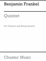 Benjamin Frankel: Quintet For Clarinet And String Quartet Op.28 (Score String Quartet Score