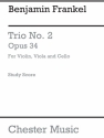 Frankel: String Trio No.2 Op.34 (Study Score) String Instruments Study Score