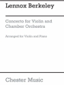 Lennox Berkeley: Concerto For Violin And Chamber Orchestra Op.59 (Viol Violin, Piano Accompaniment Instrumental Work