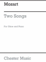 Mozart: Two Songs for Oboe and Piano Oboe, Piano Accompaniment Instrumental Work