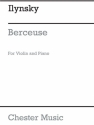 Ilyinsky: Berceuse for Violin with Piano acc. Violin, Piano Accompaniment Instrumental Work