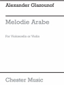 Glazounof: Melodie Arabe (Vlc Or Vln/Pf) Violin, Piano Accompaniment Instrumental Work