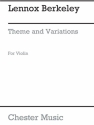 Lennox Berkeley: Theme And Variations Op. 33 No.1 for Solo Violin Violin Instrumental Work