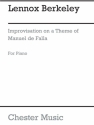 Lennox Berkeley: Improvisation On A Theme Of De Falla Op.55 No.2 Piano Instrumental Work