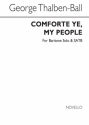 George Thalben-Ball, Comfort Ye, My People Baritone Voice, SATB and Organ Chorpartitur