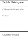 Paul De Maleingreau: Offrande Musicale Op.18 No.1 Organ Instrumental Work